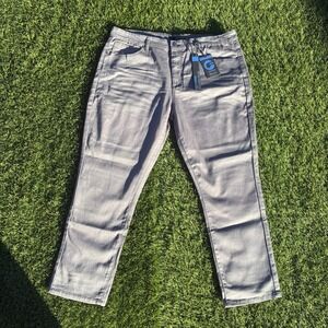 NWT Fried Denim Men's 42x30 Grey Stretch Waist Straight Leg Jeans